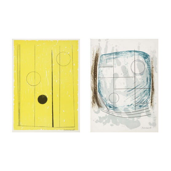Barbara Hepworth The Aegean Suite portfolio of 9 prints